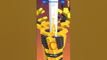 How to Play  Mobail Game on phone📲|| Stack ball 😱Level 472 || #shorts #youtubeshorts #gamingvideos
