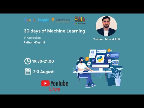 30 days of Machine Learning : Python (1st day)