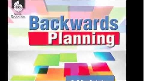 Backwards Planning