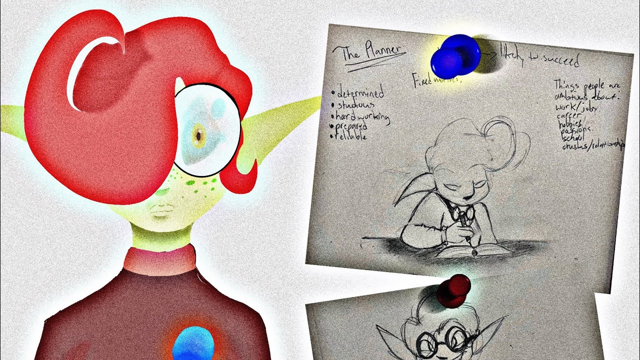 Design A Character With Me As a Future(Hopefully) Concept Artist! | Concept Designing!!