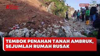 Tembok Penahan Tanah di Lebak Ambruk, Sejumlah Rumah Rusak #beritasatu