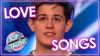 Video thumbnail of "POWERFUL LOVE SONGS! Emotional Moments On BGT 😥❤️"