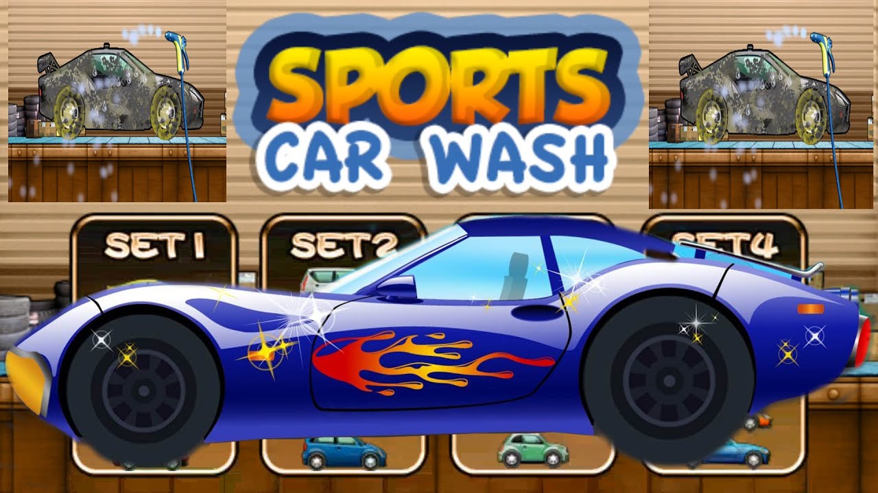 SPORTS CAR WASH Best Baby Games For Kids World YouTube
