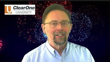 December 2022, ClearOne University Training Introduction Video
