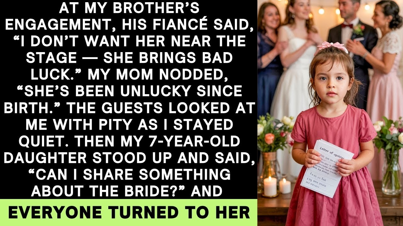 She Called Me Bad Luck at My Brother’s Engagement — But My 7 Year Old Had the Last Word