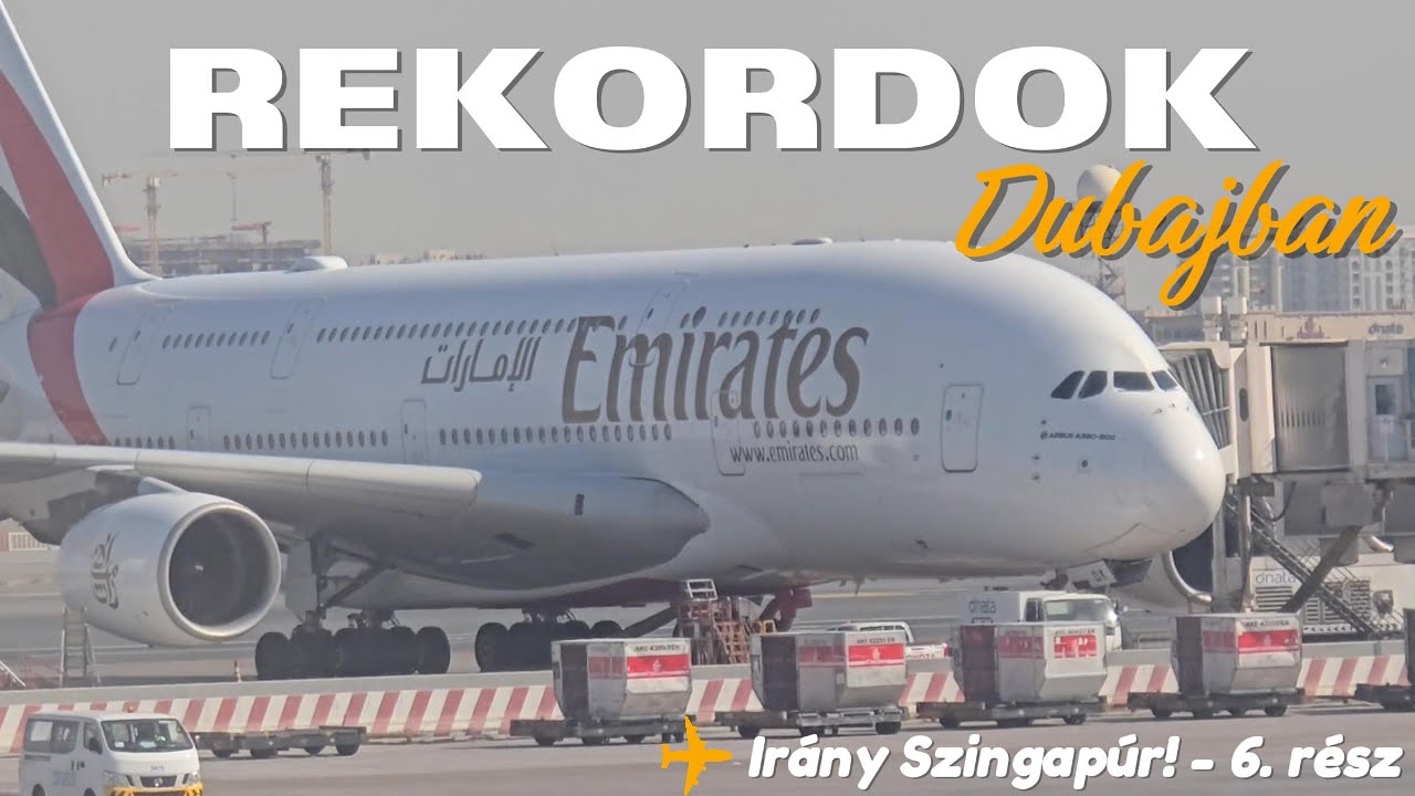 Rekordok nyomában a dubaji reptéren, az Emirates otthonában💯 🇦🇪✈️🔝