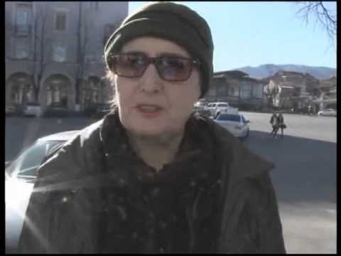 თელავის თეატრის ფასადის დემონტაჟი დაიწყო