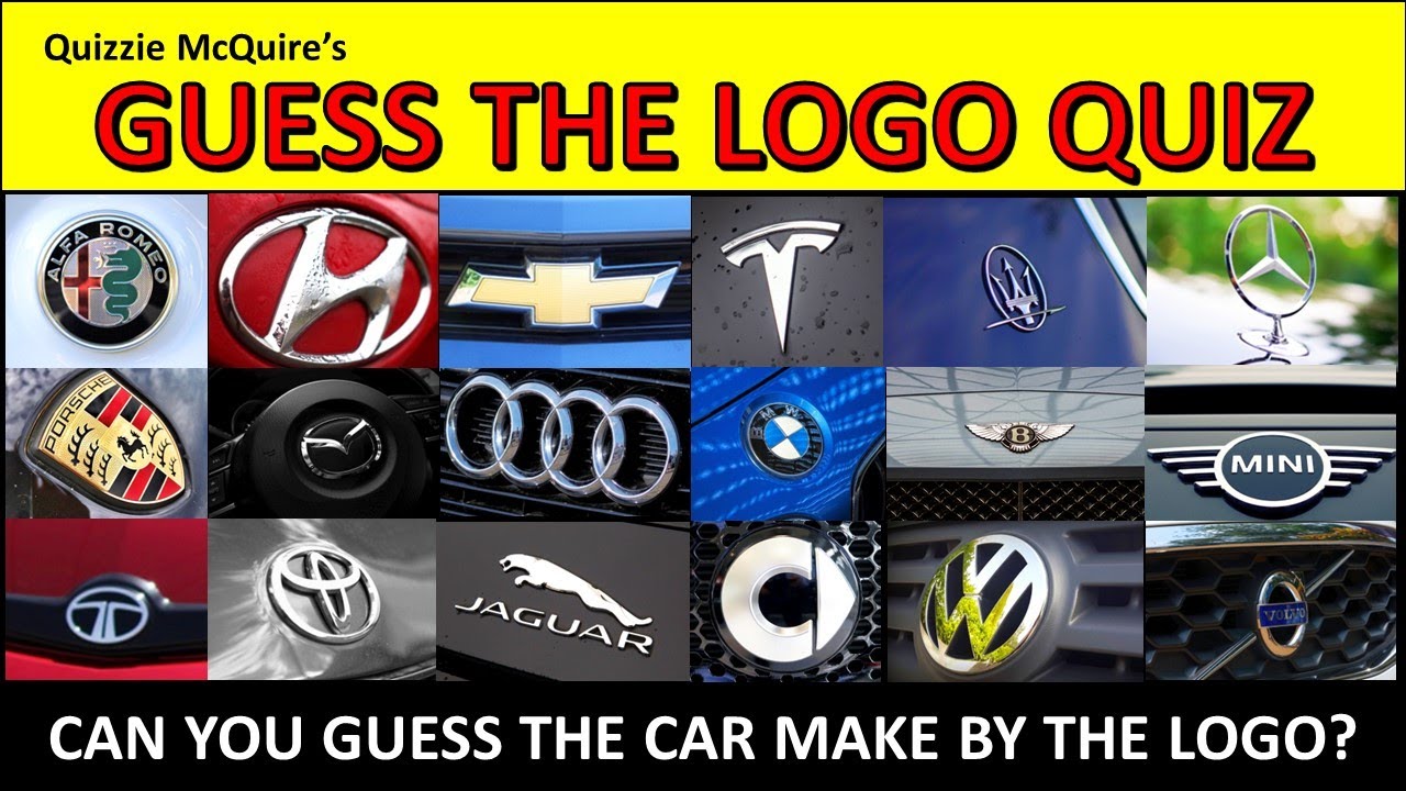 Guess the Logo Quiz Car brands edition Car logo quiz YouTube