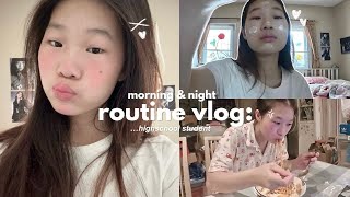 Real Productive Morning Night Routine As A Highschool Student 8Am-11Pm ᵕ