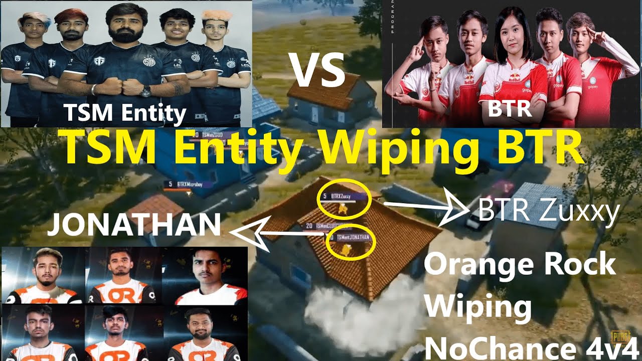 TSM Entity Wiping BTR using 1000iq | Orange Rock vs NoChance 4v4 | Indians Teams Domination in PMWL