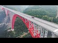 China Builds World's Largest Bridge Over Mountains