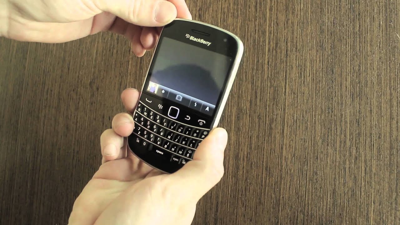 DIMPLE + NFCShortcuts App on BLACKBERRY Bold 9900 