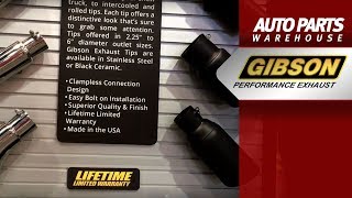 Gibson Universal Exhaust Tips: Stainless Steel, Black Ceramic, AND MANY OTHER OPTIONS! by Auto Parts Warehouse 403 views 6 years ago 2 minutes, 25 seconds