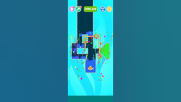 save the fish Level 668 - mobile game/fishdom #shorts