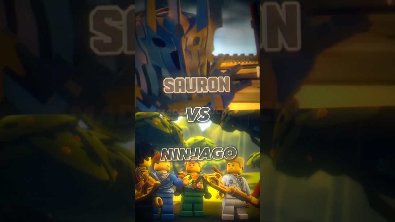 Ninjago:(LOTR) Sauron 🦹🆚Ninjago 🥷 | #ninjago #lordoftherings #edit #shorts #myordinarylife #edit
