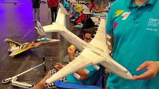 Miniature Micro Rc An-225 Mrija Antonov 25 Gram Model With Full Functionality Flight Demonstration