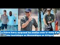 Le Prince harry surprend les medias avec la visite d&#39;un site touristique au Mozambique en Afrique.