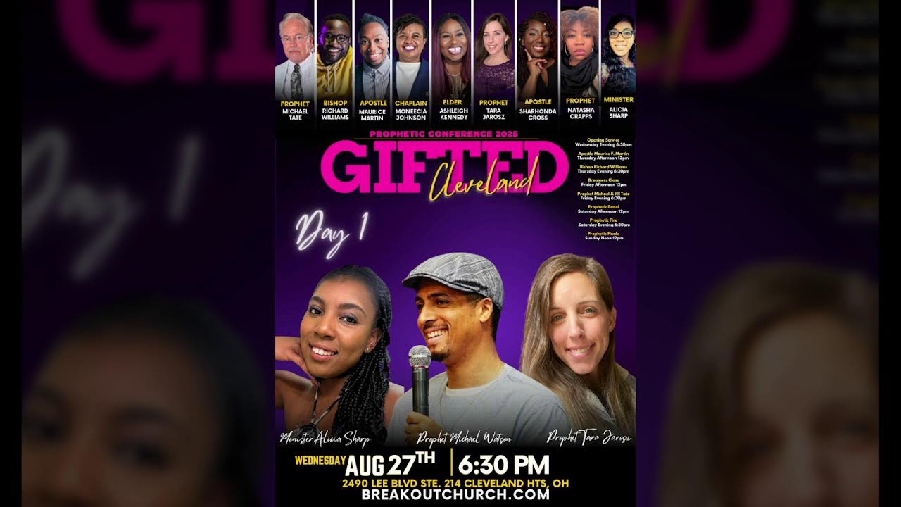Gifted Conference SATURDAY Night // @ BreakOut Church // With Prophet Michael