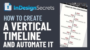 InDesign: How to Create a Vertical Timeline and Automate It (Video Tutorial)