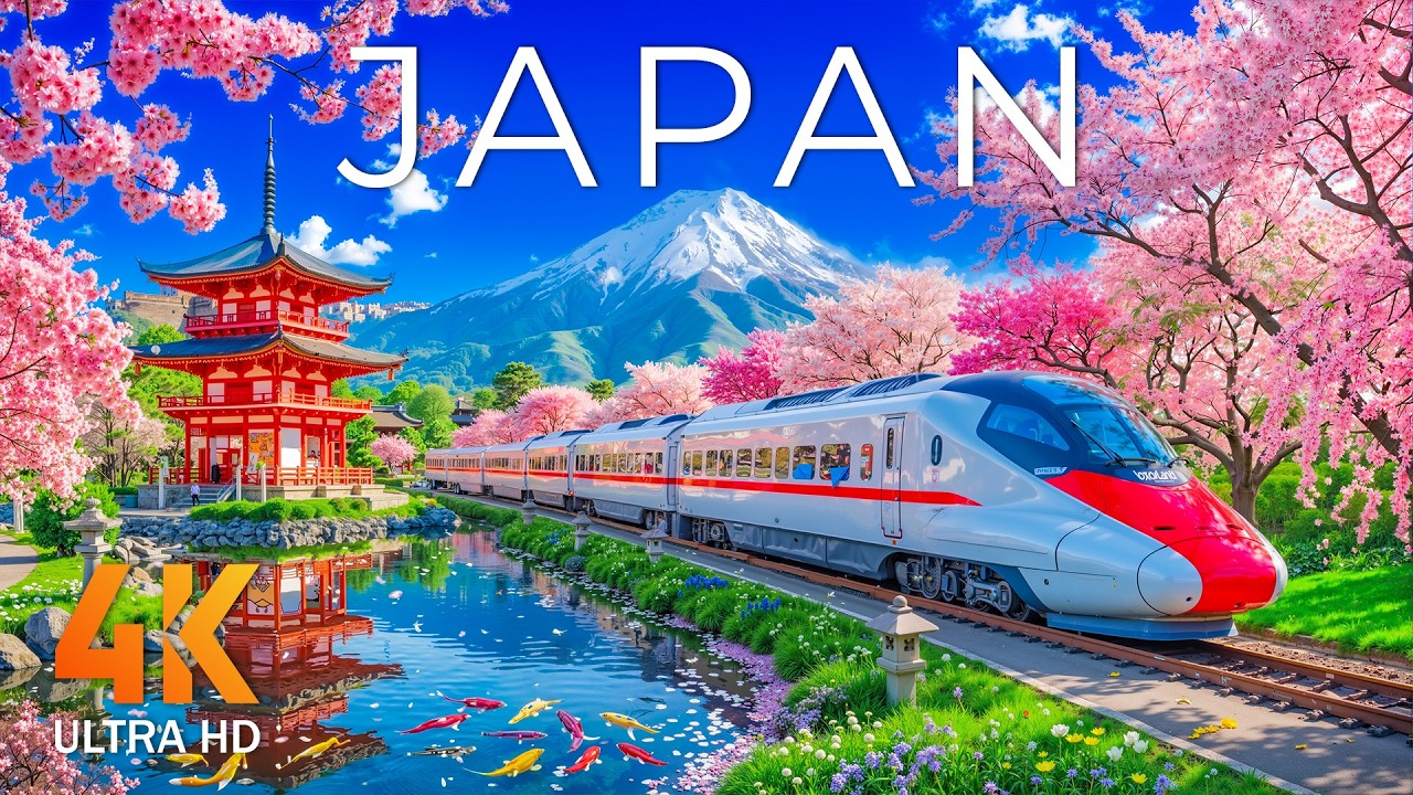 Japan 4K | Mount Fuji, Kyoto Temples & Stunning Japanese Spring Landscapes