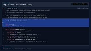 [AI Tech] Rag Semantic Cache Vector Lookup — Java DSA Prep