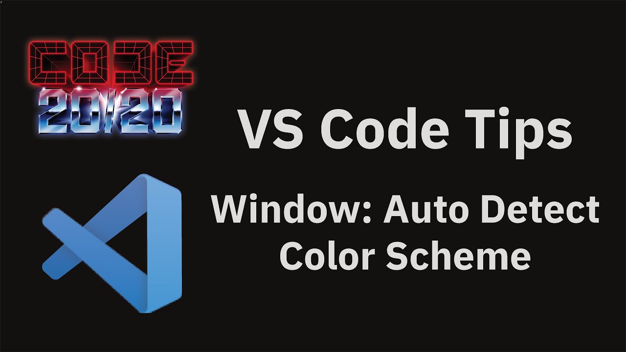 Window: Auto Detect Color Scheme