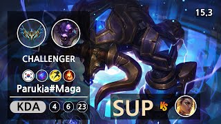 롤 챌린저 서폿 알리스타 " Parukia#Maga " | Patch 15.3