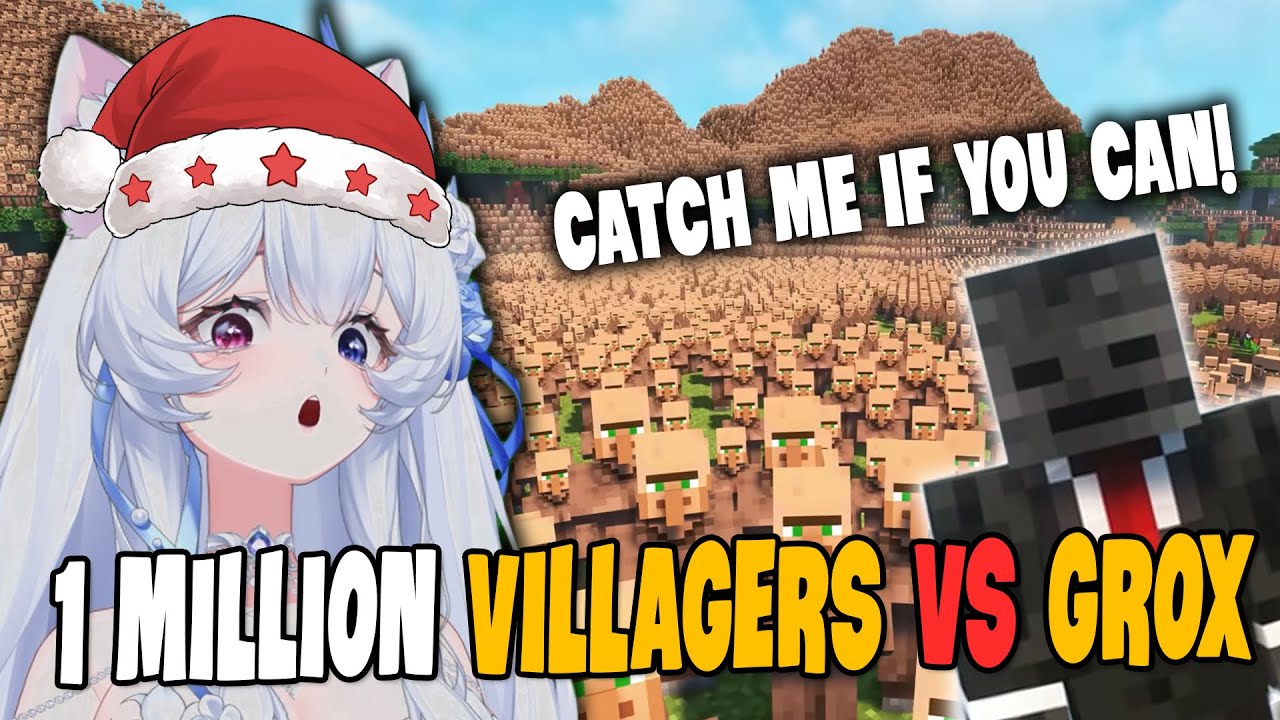 Yueho Reacts to 1,000,000 Villager MANHUNT