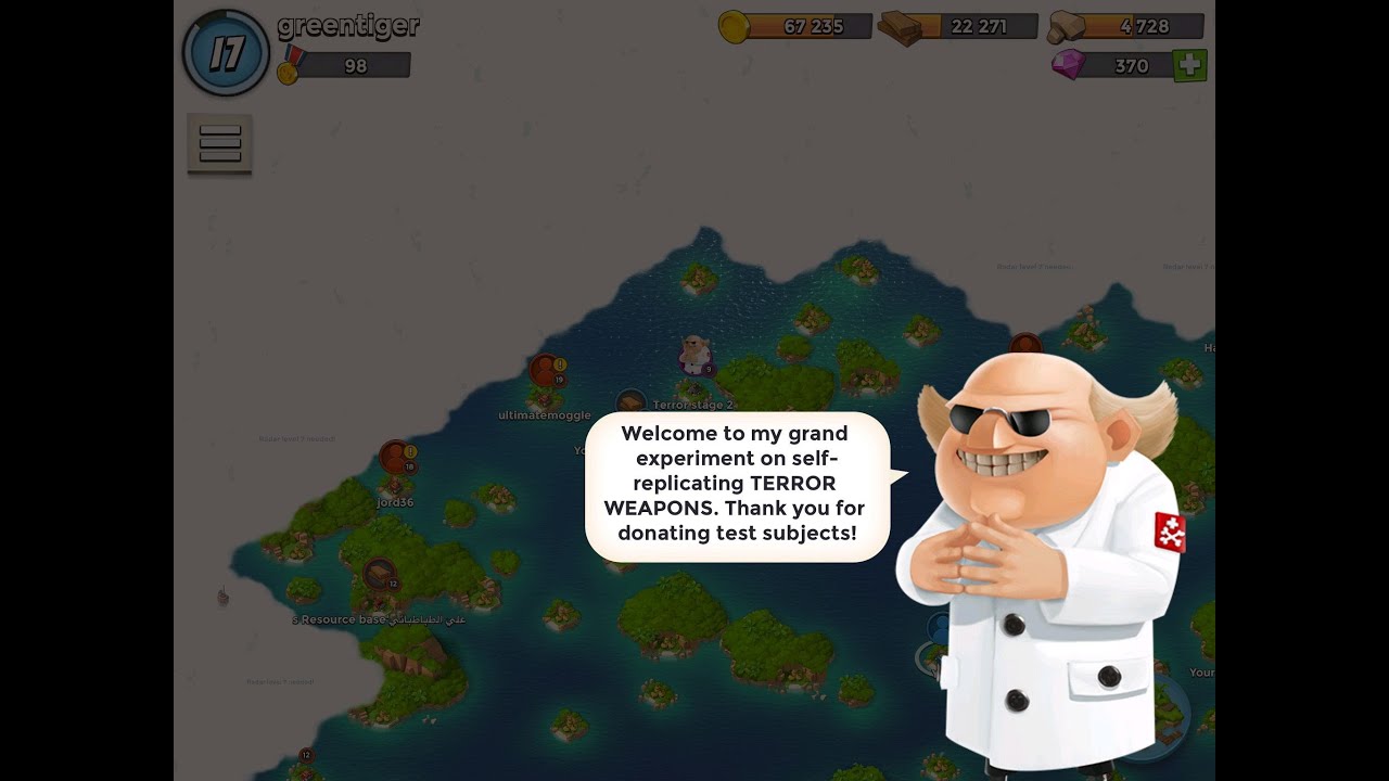 Boom Beach How I Conquered Terror Stage 1-4 Full Play Video