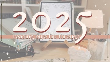 ✨2025 Digital Reading Journal Flip Through✨