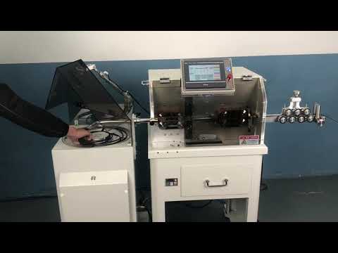 Fully Automatic Multi-Core Sheath Wire Cutting Stripping Machine with Wire Coiling Machine WPM-680-1