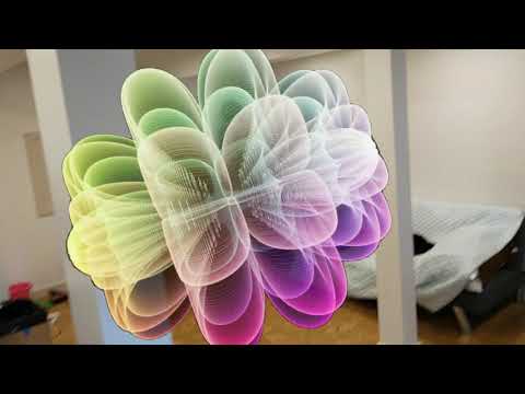Holographic Remoting Hololens 2 HDRP VFXGraph with the Superformula