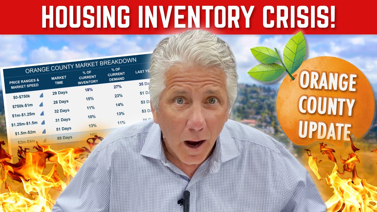Inventory Crisis in the Orange County Housing Market Latest Data