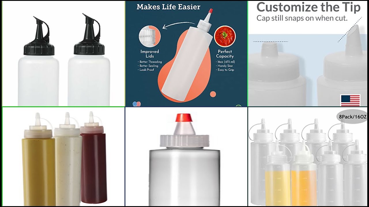 6 Amazing Condiment Squeeze Bottles Sold On  July 2022