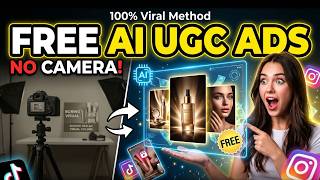 How to Create UGC Ads using FREE AI Tools | Step-by-Step Tutorial