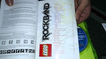 Nostalgamer Unboxes Lego Rock Band On Microsoft Xbox 360 System PAL UK Version