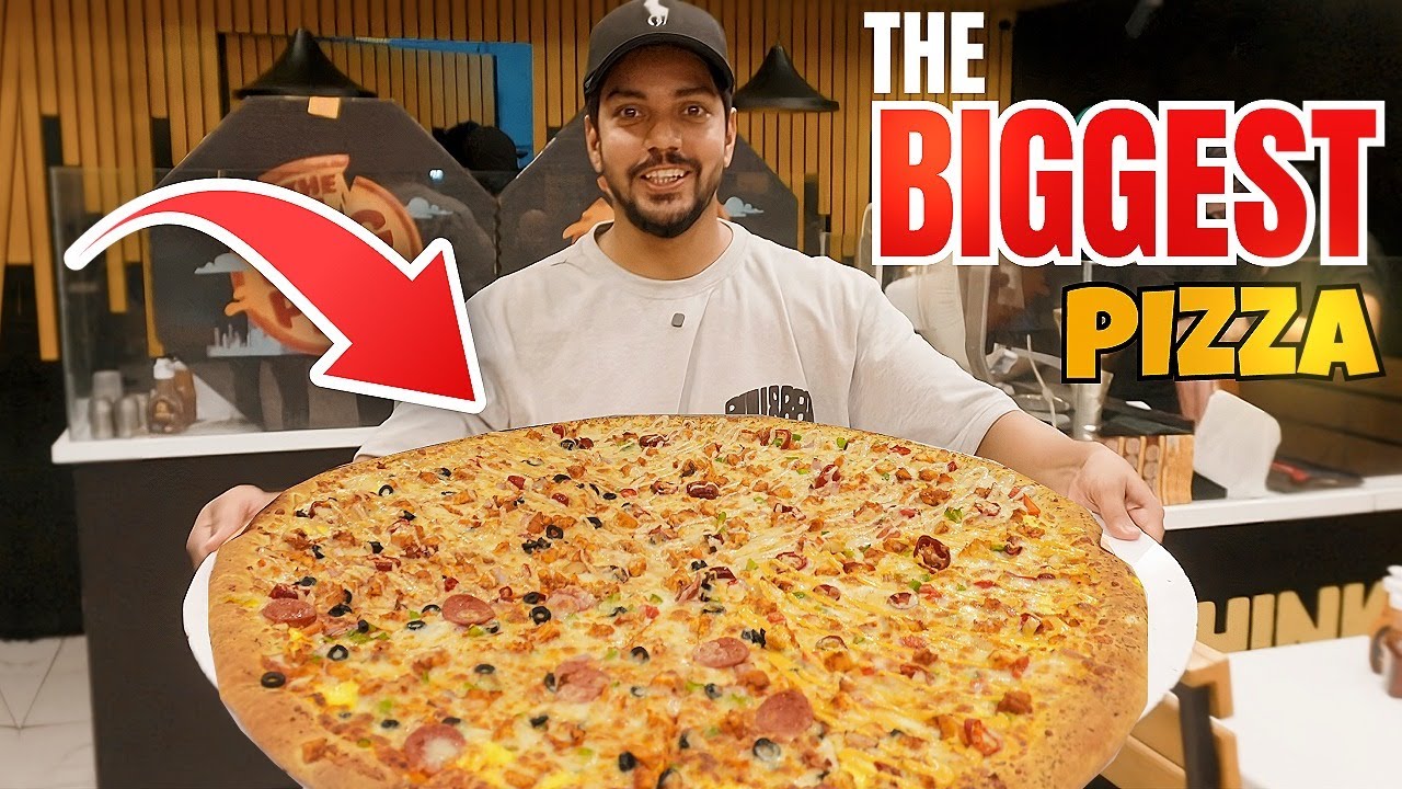 Я съел самую большую пиццу в Пакистане 🍕 | Кулинарный челлендж «БОЛЬШАЯ ПИЦЦА»