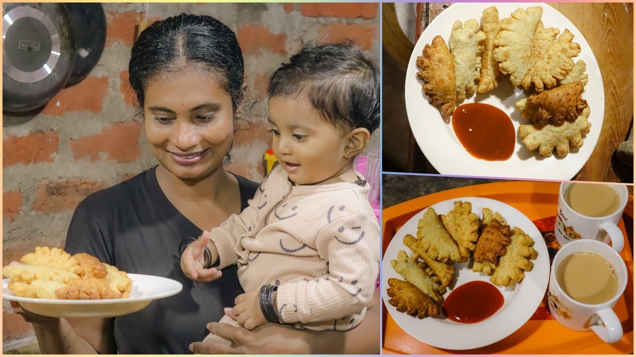 අම්මෝ රැ වෙලා ආපු පොඩි බඩ ගින්නට හදපු කැම එක 😊🤭 The little hunger that came late at night 😋