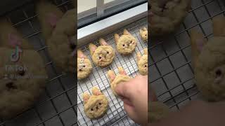 Cute bunny sugar cookies #sugarcookies #bunnycookies #baking #bakingrecipes #bakingrecipe