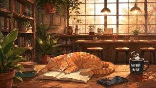 Cafe Cat Autumn 😸🍁Autumn Lofi for Peaceful Day 🎶 Music for Cats