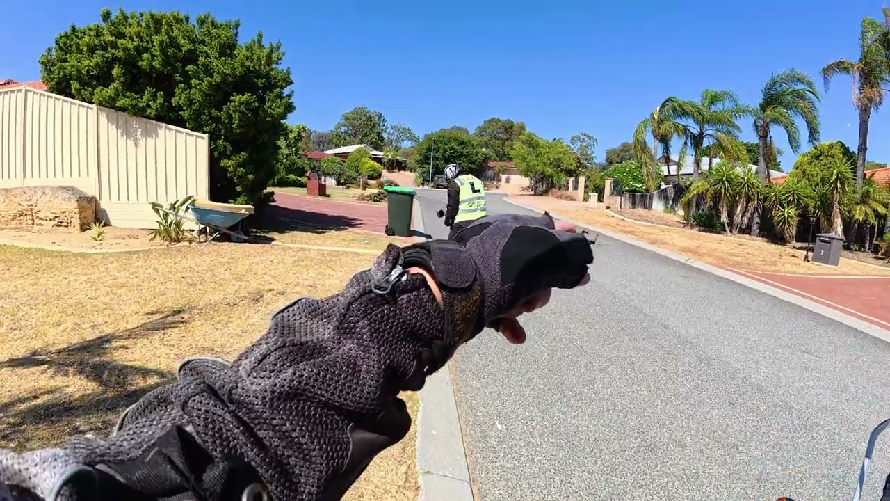 Motorcycle Lesson RE Lams Class with Elite Motorcycle and Driver Training in Joondalup test area