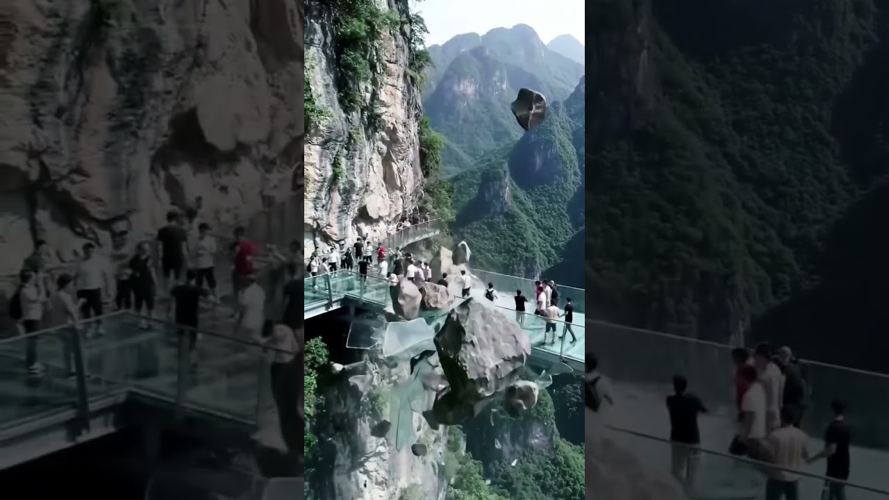 Glass Skywalk Horror: Peace Turns to Panic in Seconds 