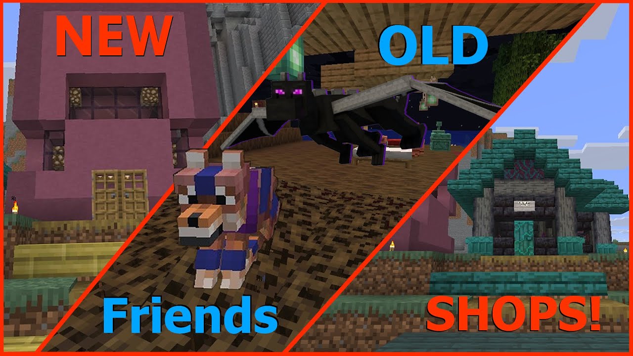 NEW SHOPS!? | Ender Dragon Fight!? | Fishing Camp! | Is this even MC Mondays!?.. YES!