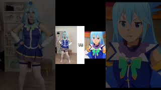 cosplay girl vs aquaKonoSuba #cosplaygirl #anime #cosplay #cosplayshorts #animeshorts #shorts