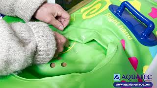 Aquatec Europe - Repair On An Outer Edge Raised Welded Seam On An Inflatable Pvc Tube