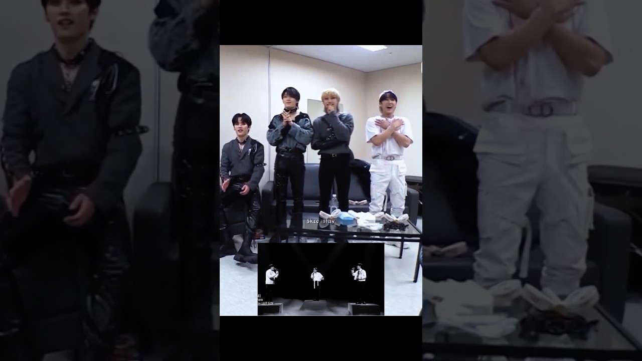 Watch Stray Kids members reaction to Seungmin iconic performance🫶 #straykids #skz #seungmin #changbin on YouTube Watch Stray Kids members reaction to Seungmin iconic performance🫶 #straykids #skz #seungmin #changbin on YouTube