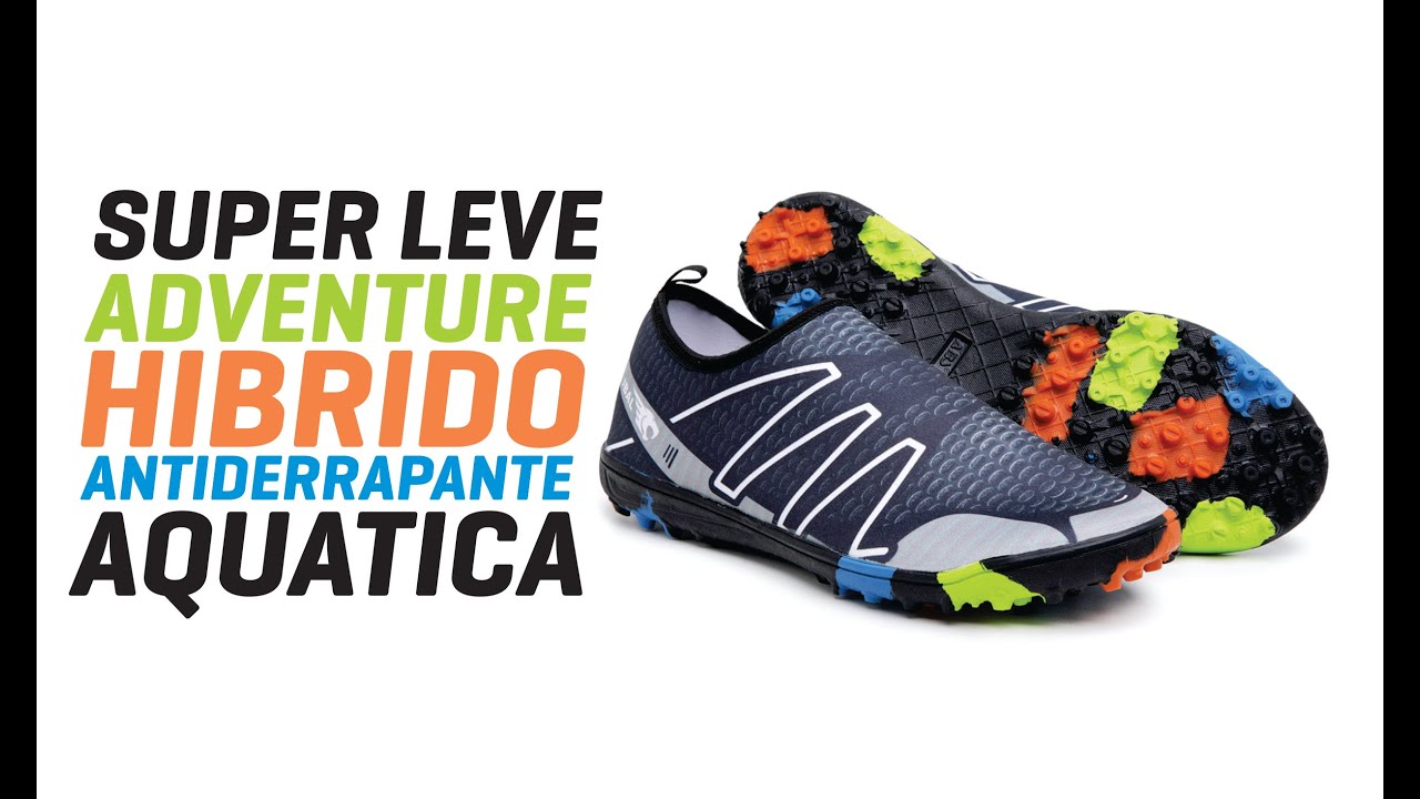 Sapatilha Aquatica Adventure Neoprene Impermeavel - Loja Online de Calçados Shop Shoes - YouTube