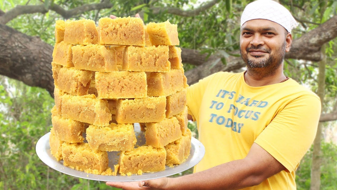 Indian Traditional Mysore pak Sweet Recipes || Very Quick Mysore Pak Recipe || Myna Street Food