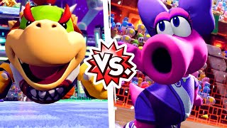 Mario Strikers Battle League - Bowser Jr. Vs. Birdo