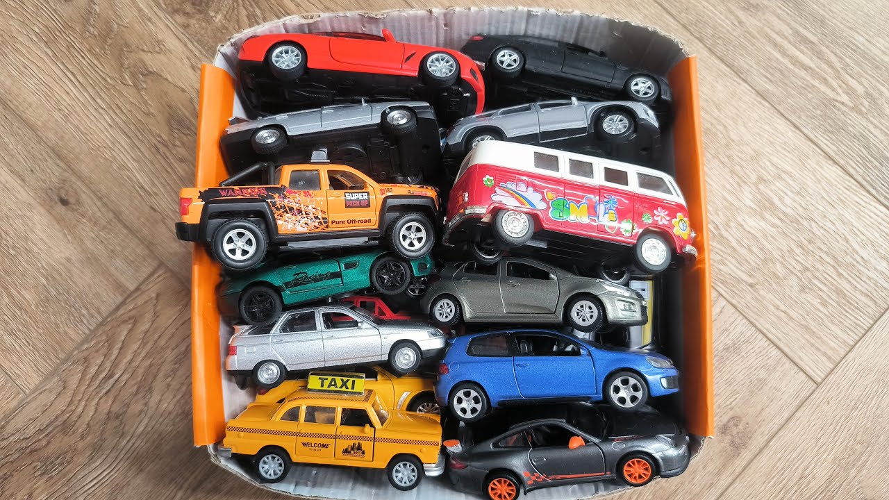 Car Collection from the Box \\ VW BMW Lada Kia Mercedes-Benz and Other cars